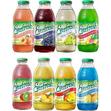 BeeQ Box - (Pack of 8) Variety Everfresh Juice, 8 Differnt Flavors : Peach Watermelon, Grape, White Grape, Pineapple Watermelon, Kiwi Strawberry