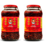 Lao Gan Ma Spicy Chili Crisp Hot Sauce Family/Restaurant Size 23.63 Oz (670g) Pack of 2