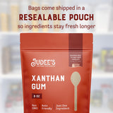 Judee's Gluten Free Xanthan Gum Powder - Gluten Free Baking - Liquid Thickener for Soups & Sauces - Ice Cream Thickener - 8 Oz