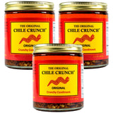 CHILE CRUNCH - Original Spicy Crunchy Condiment - All Natural Roasted Chili Peppers, Garlic & Onion Crisp Sauce - Vegan, Gluten-Free, No Preservatives