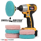 Drill Brush - Cleaning Supplies - Bathroom Accessories - Scrub Pads - Shower Cleaner - Bathtub - Bath Mat - Bathroom Sink - Scrubber - Hard Water