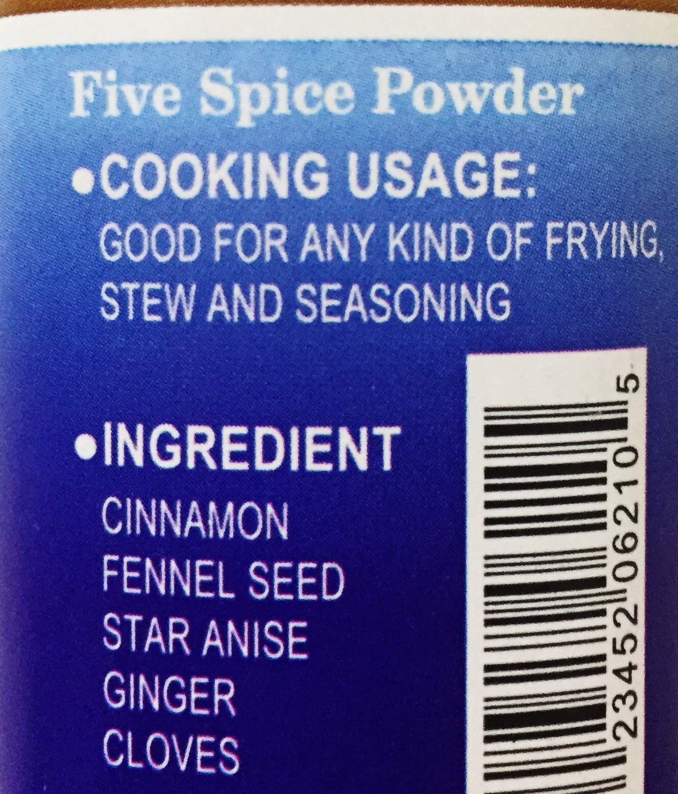 Oriental Mascot Five Spice Powder (1.1 oz) and one soy sauce dish