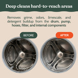 Roobi Washing Machine Cleaner Tablets. Compatible with Whirlpool and All Washing Machine Brands and Models. Septic Safe Deep Clean Formula