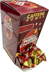 Rocket Chocolate Dark Chocolate Cherry Flavored Caffeinated Chocolate Truffles, 100 count, Mini
