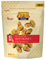 Setton Farms Naturally Seasoned Pistachio Kernels, Hot Honey, Dry Roasted, No Shell Pistachios, Certified Non-GMO, Gluten Free, Vegan and Kosher, 5 oz