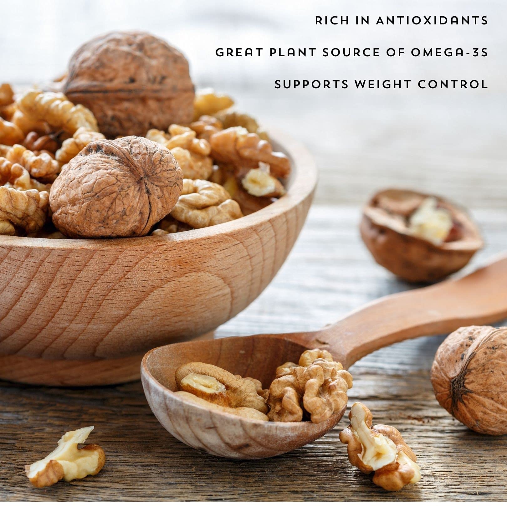 Lark Ellen Farm Sprouted Organic Certifed Walnuts Unsalted - Non GMO, Keto Snacks, Paleo, Gluten Free, Vegan, Organic, Plant Based, High Protein, Low