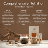 Yu Tea Organic Hojicha Green Tea Powder, 75 Servings | Rich in Antioxidants & EGCG | Pure Japanese Roasted Green Tea | Low Caffeine & Unsweetened