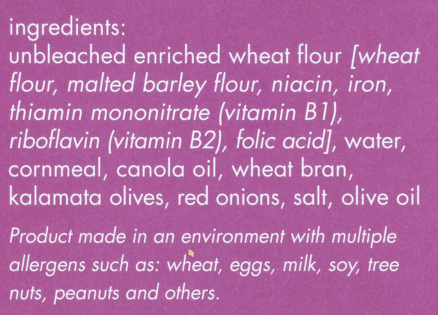Z Crackers, Kalamata Olive, 8 oz