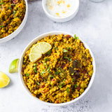 Kay’s Curries Masala Kichadi Meal Kit with Premium Rice and Lentils, Authentic Indian Comfort Food, Vegan and Gluten-Free One-Pot Healthy Dinner, Seed Oil-Free and Nut-Free, 2 Servings