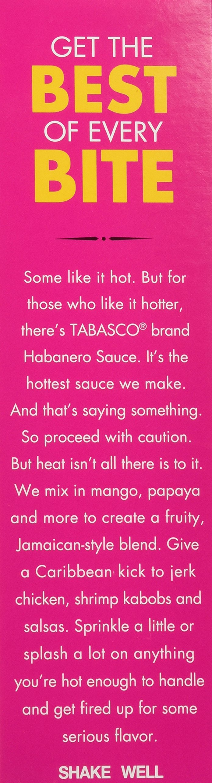 Tabasco Habanero Pepper Sauce, 5 Ounce (Pack of 12)