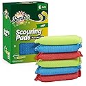 SCRUBIT Multi-Purpose Scouring Pad - Non-Scratch Cleaning Sponges for Pots, Pans, Dishes, Utensils & Non-Stick Cookware - Scrubbing Pads Use