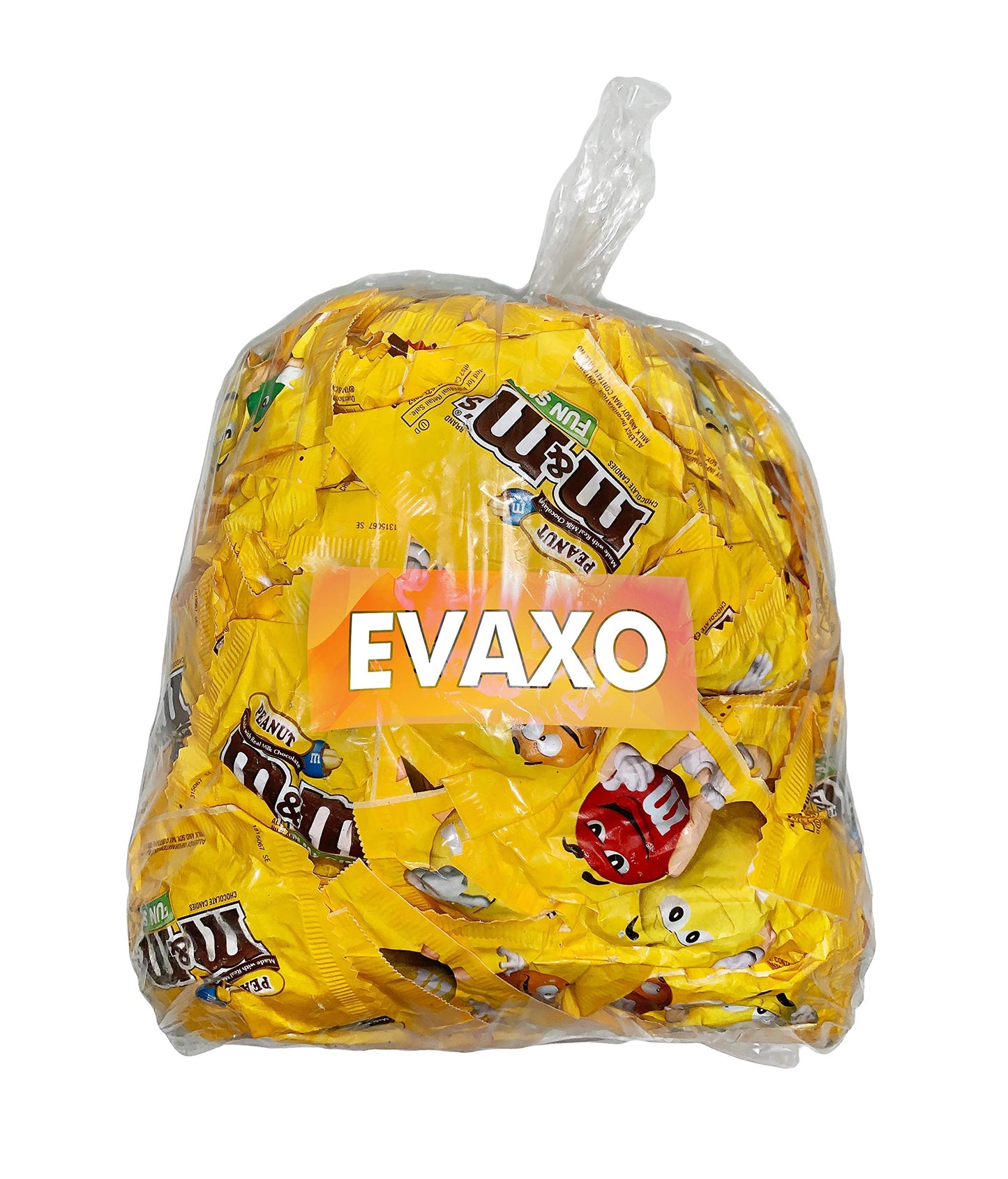 LUV BOX INCLUDING M&Ms Milk Chocolate with Peanut, Fun Size Candy, Bulk Pack 120-ct (Pack of 5 Pounds) - Perfect For Parties, Pinata, Office Bowl