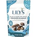 Lily's Sweets, Milk Chocolate Style Covered Almonds, 3.5 Ounce