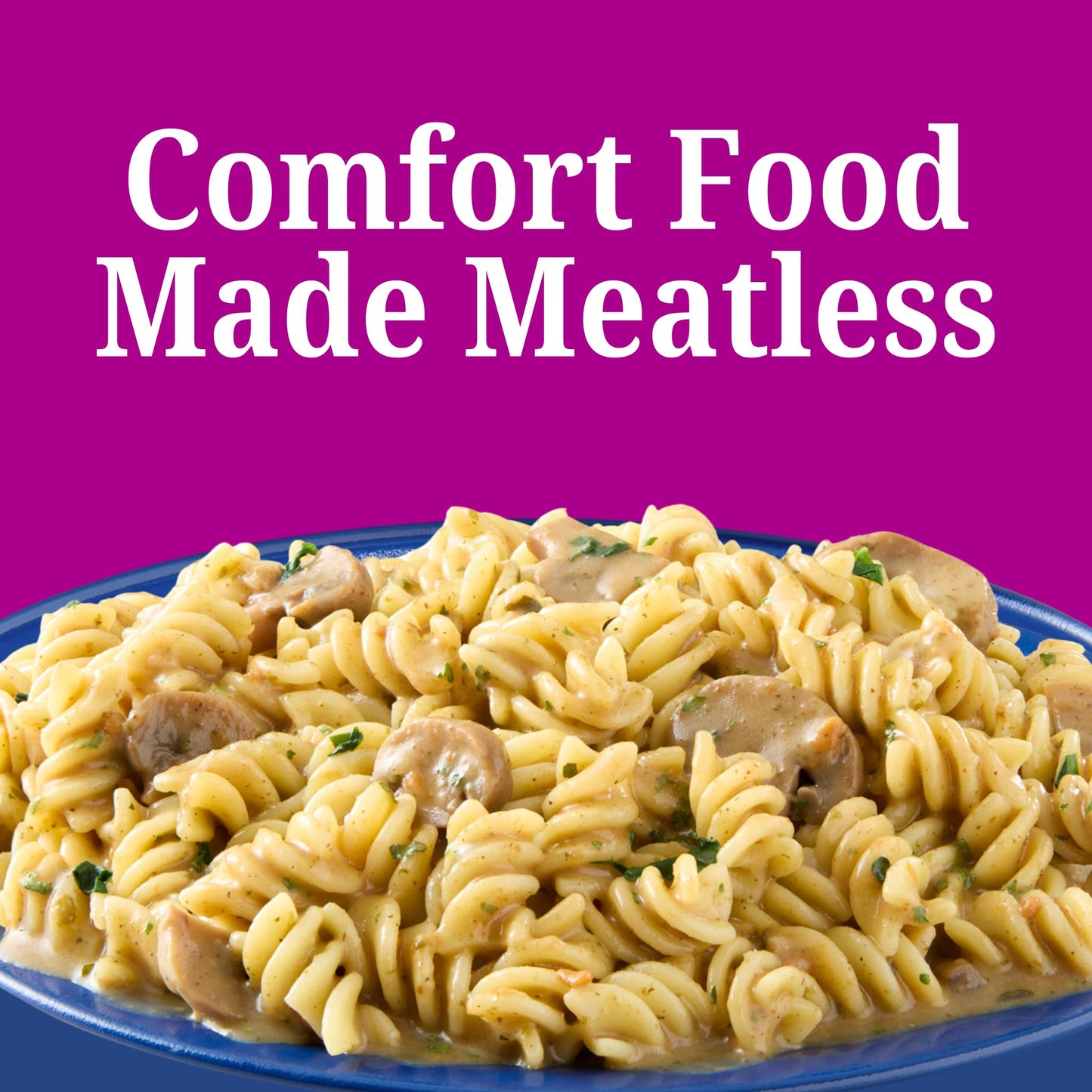 My Own Meals Mushroom Stroganoff Dairy - Rotini Pasta, Cheese Sauce, kosher shelf stable meal