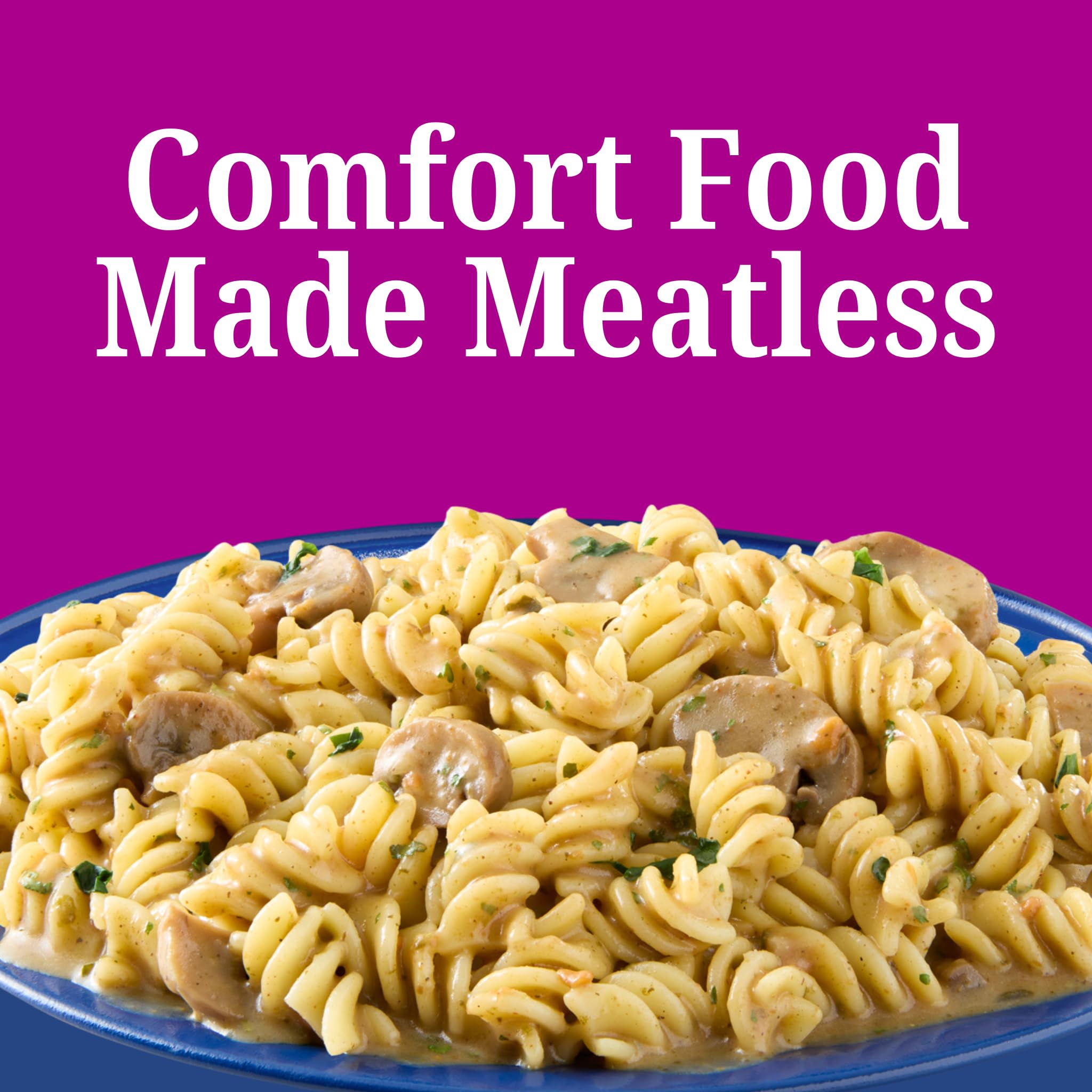 My Own Meals Mushroom Stroganoff Dairy - Rotini Pasta, Cheese Sauce, kosher shelf stable meal
