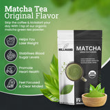 Macha Latte Powder - 3.53oz Pack of 1 - Organic Unsweetened Matcha - Carefully Stored Green Superfood