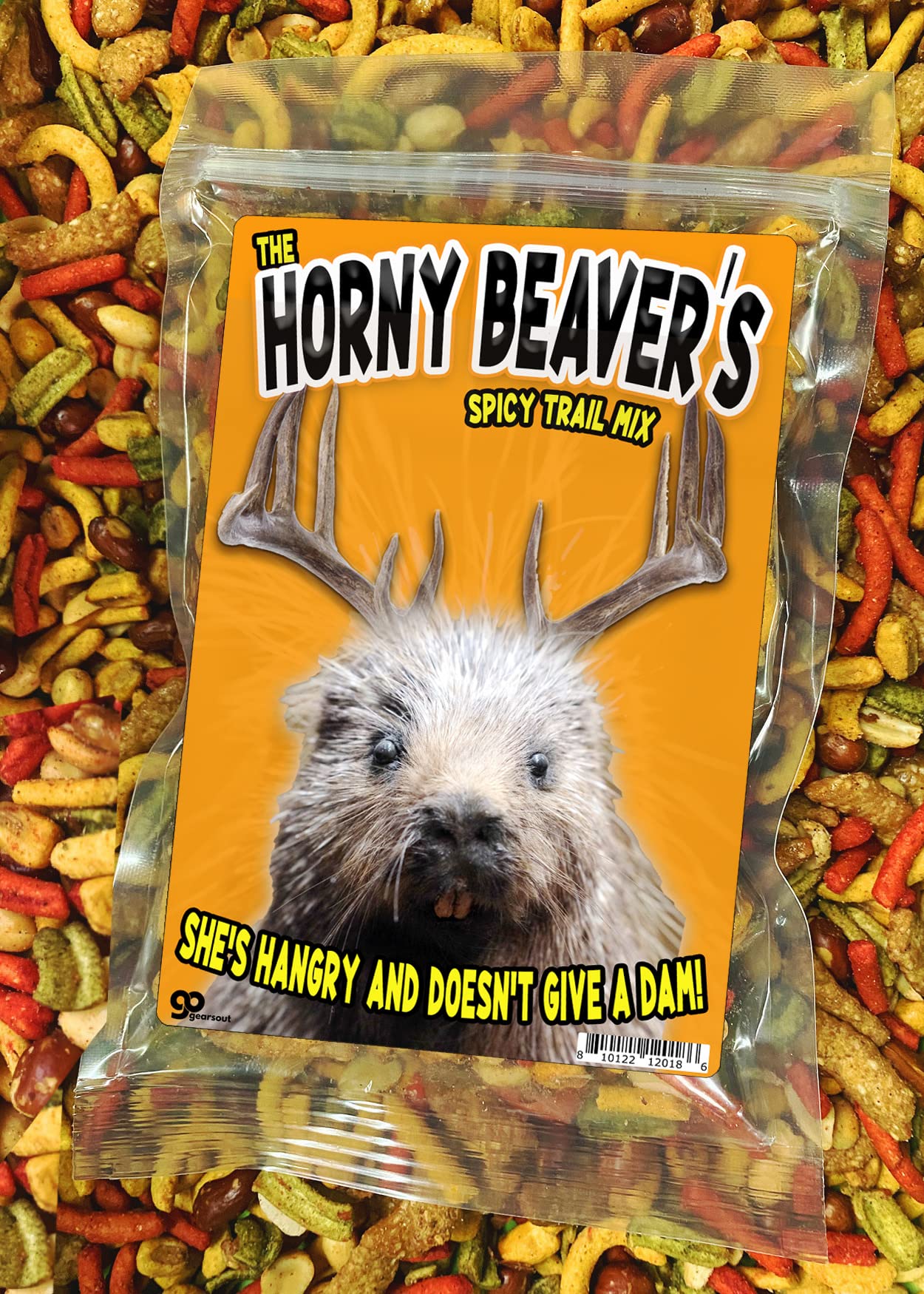 Horny Beaver Trail Mix - Funny Gag Gift for Women - Beaver Themed Gifts - Gag Gifts for Sister - Funny Gift Ideas for Wife - Unique Office Party Gifts