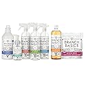 Branch Basics Premium Starter Kit: All Purpose Cleaner, Glass, and Bathroom Cleaner plus our Foaming Wash, and Laundry Bottle (3 Plastic Spray Bottles