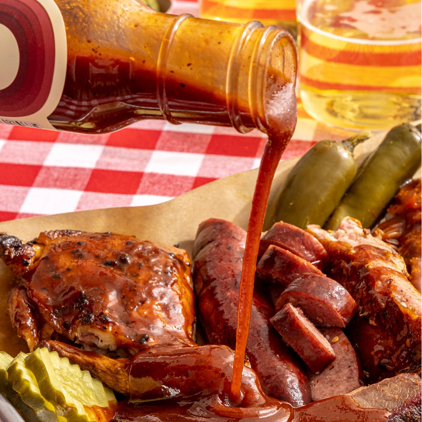 SideDish & Primal Gourmet Uncle Ronny's BBQ Sauce - Pack of 1 - Refined Sugar Free, Seed Oil Free BBQ Sauce with All-Natural Ingredients - Gluten