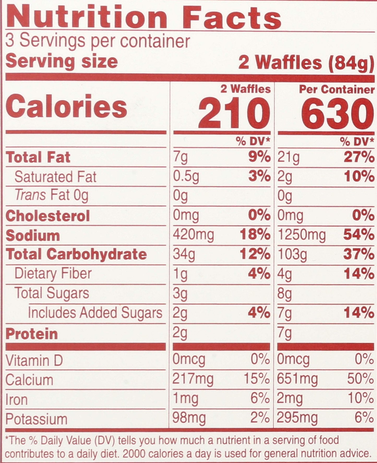 Van's Frozen Vans, Blueberry Waffle, 9 Oz