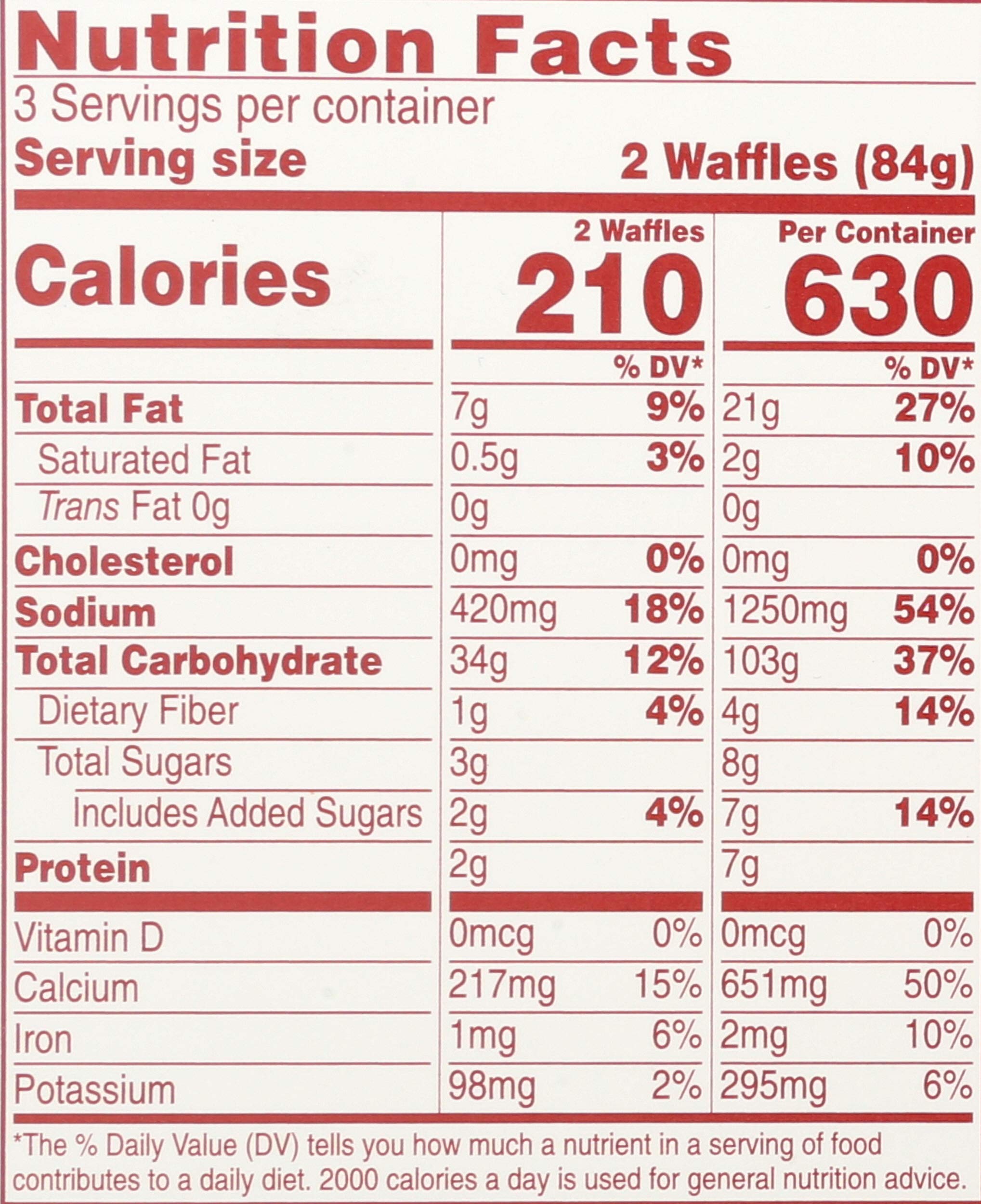 Van's Frozen Vans, Blueberry Waffle, 9 Oz