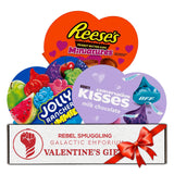 Valentine's Day Candy Gift Box Variety 3 Pack - Heart Shaped Chocolate Care Packages by Rebel Smuggling Galactic Emporium