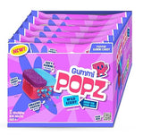 Gummi Popz Popping Gummy Candy, Sweet Mixed Berry - Individually Wrapped, 12 Pack (1.8 oz Each) - Party Candy & Party Favors for Birthdays, Holidays