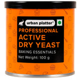 Urban Platter Active Dry Yeast | 3.53 Oz (100g) | Fast Rising Yeast for Baking Bread, Pizza, Cakes & Dough | Professional Grade & Gluten Free | No