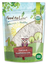Food to Live Organic Tapioca Flour, 2 Pounds - Non-GMO Finely Ground Tapioca Starch. Wheat and Rice Flour Substitute. All Purpose Thickening Agent