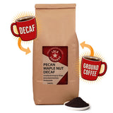 Lola Savannah Pecan Maple Nut Flavored Ground Decaf Coffee, 5lb