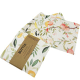 BUTTEA Swedish Dish Cloths, Eco-Sustainable Cellulose Kitchen Towels, Reusable Washable Citrus Pattern, Super Absorbent Biodegradable Cleaning Cloths