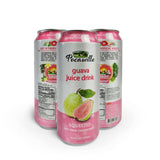 Pocasville Fruit Juices 16.5 Fluid Ounce (Pack of 12) (Guava)
