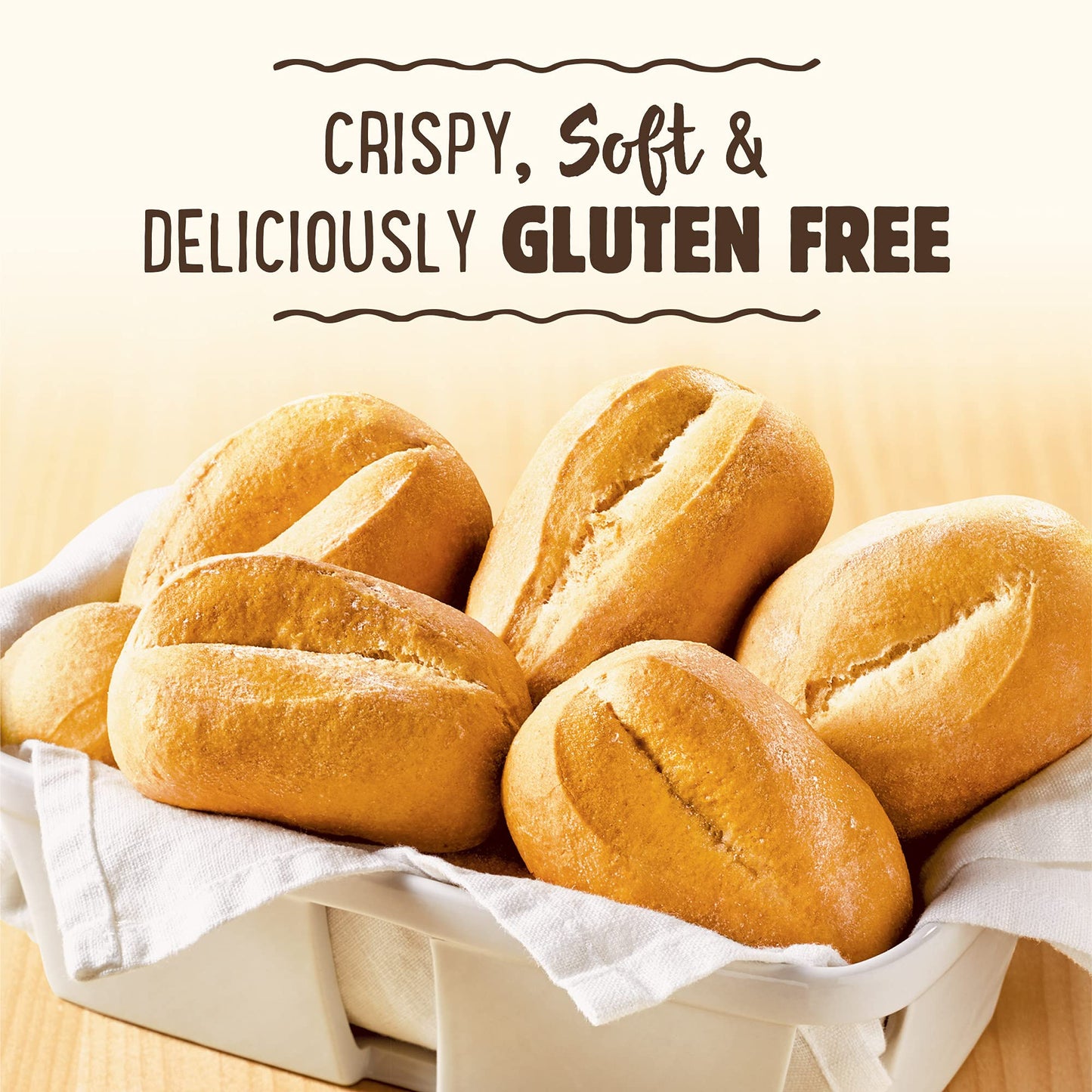 Udi's Gluten-free Classic French Dinner Rolls, 2 Packs, Each Pack Has 6 Rolls for 8.47 Ounces (Pack of 2 (Total 12 Dinner Rolls))