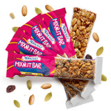 Manzela Sweet & Crunchy Mexican Snack Bars | Natural Energy from Peanuts, Raisins & Pumpkin Seeds, No Preservatives, Great for Travel, Office & Lunch
