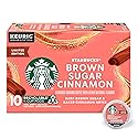Starbucks K-Cup Coffee Pods, Flavored Hot or Iced Coffee, Brown Sugar Cinnamon, 10 Keurig Pods