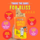 Fillo's Walking Tamales, Salsa Habanero, Pk of 7, Ready-to-Eat, Delicious, Gluten-Free, Preservative-Free, No Added Sugar, Vegan Friendly