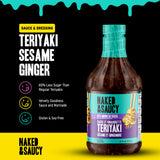 Naked & Saucy Low Sugar Teriyaki Sesame Ginger Sauce and Dressing, 31 fl oz