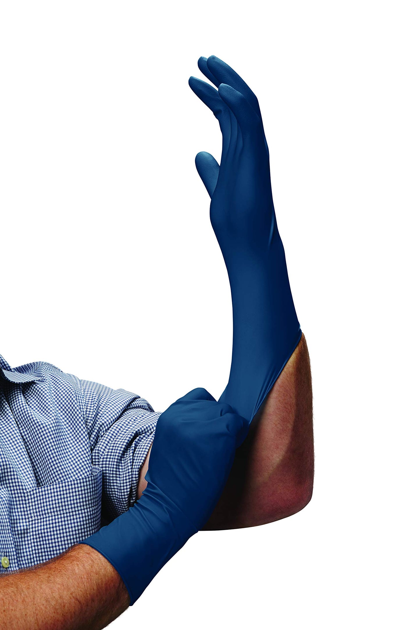 VEN6025 Venom Steel Latex Gloves, Splash Protection, Blue (Pack of 30)