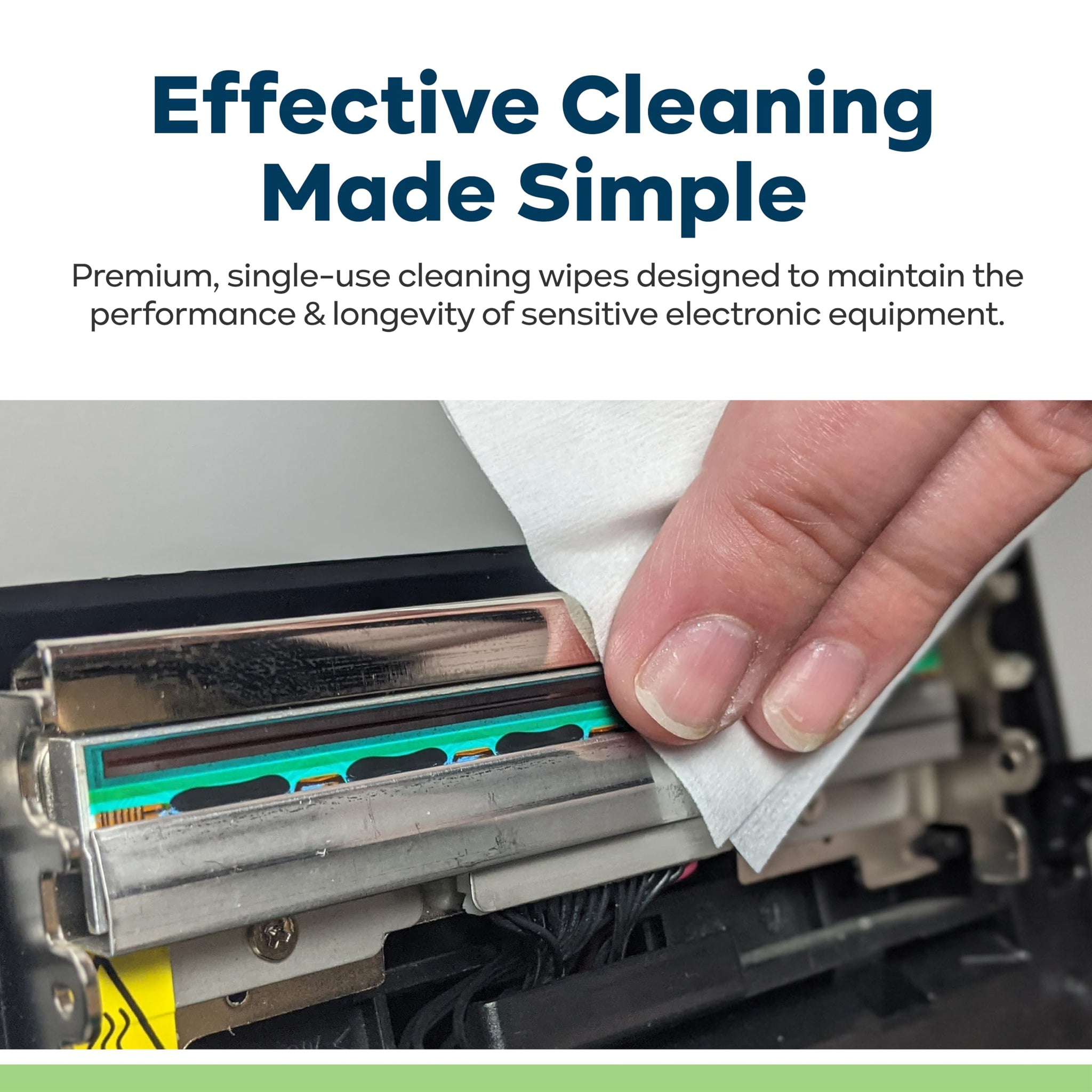 KICTeam - Electronic Cleaning Wipes (100 Wipes) - NSF Certified Tech Wipes for Electronics- Presaturated with 99.7% Isopropyl Alcohol
