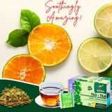 Hanan Linden Tea with Orange Leaves (Tilo con Naranja) - 25 Teabags of All-Natural Linden Leaves from Peru - Little-Leaf Linden, Pry con Hojas de