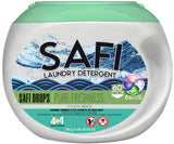 Safi Laundry Detergent Pods, 4 in 1, (w Fabric Softener), 60 Count