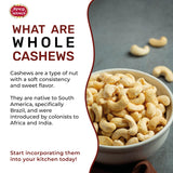 Spicy World Raw Cashews Whole 2 Pound (32oz) - Non-GMO, Unsalted, Natural & Pure Whole Cashews - Great for Pesto, Salads, Baking, Roasting & Cooking