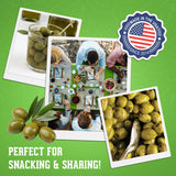 Jersey Pickles - Jalapeño Stuffed Olives (Quart) - Olives Stuffed - Hand-Stuffed Gourmet Olives with Premium Fillings for Snacks, Charcuterie
