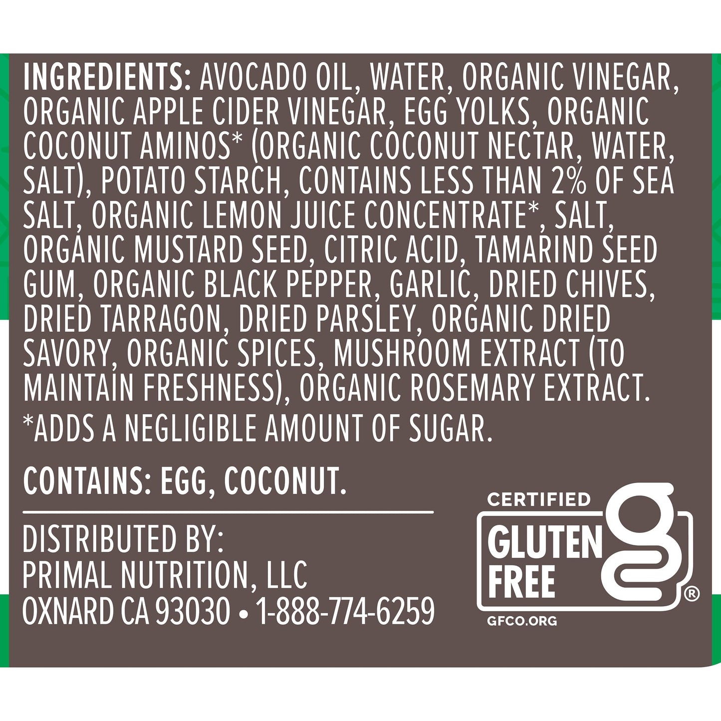 Primal Kitchen Green Goddess Salad Dressing & Marinade made with Avocado Oil, Whole30 Approved, Paleo Friendly, and Keto Certified, 8 Fluid Ounces