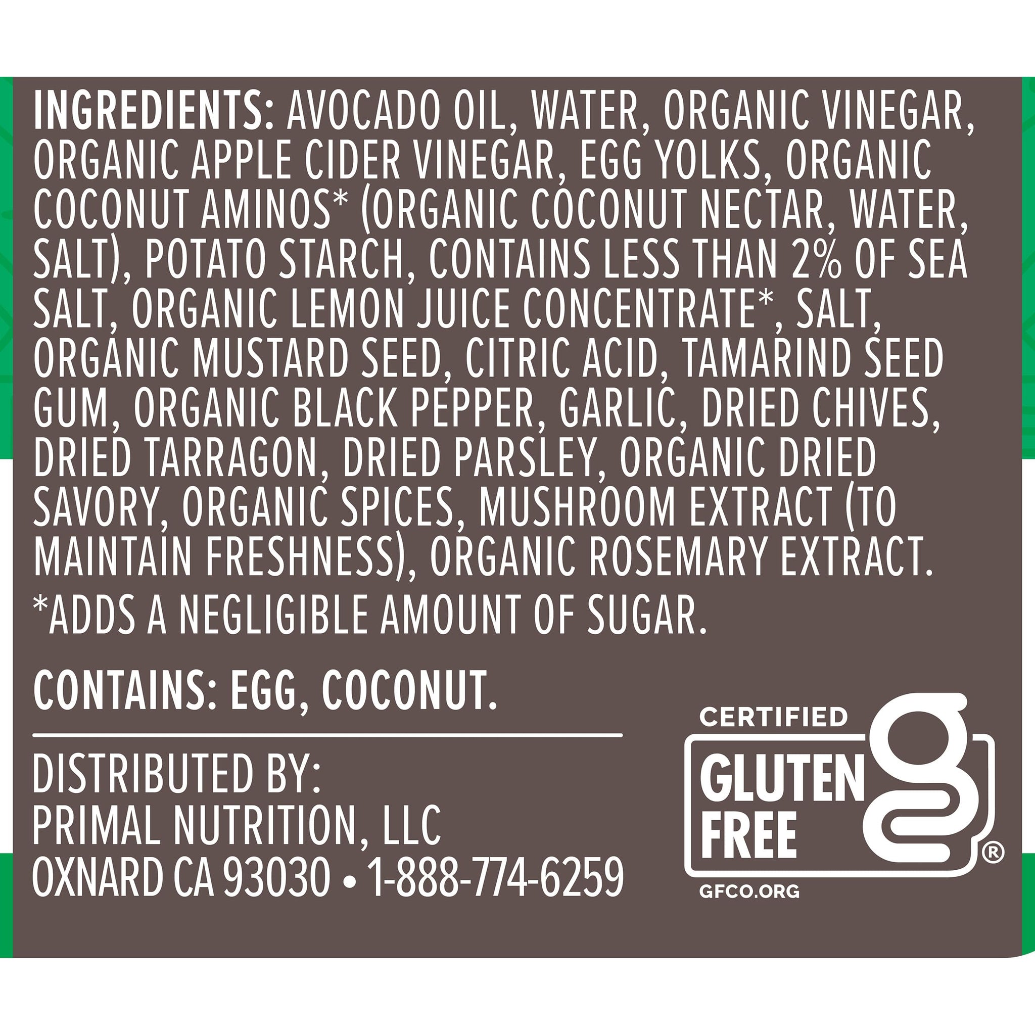 Primal Kitchen Green Goddess Salad Dressing & Marinade made with Avocado Oil, Whole30 Approved, Paleo Friendly, and Keto Certified, 8 Fluid Ounces