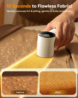 Sunytree Fabric Shaver, Lint Remover Rechargeable, 6-Blade Lint Remover with LCD Display & 3 Speeds, Portable for Clothes, Sweaters, Couches