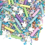 Sprinkles | Easter Sprinkles | 8 Ounces | Pastel Sprinkles | Cake Sprinkles | Spring Sprinkles | Manvscakes, Yellow, Blue, Red ,Non Toxic