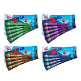 Zbar - Variety Pack - 4 Flavors - Soft Baked Snack Bars - Non-GMO - 10-12g Whole Grains - USDA Organic Granola Bars (18 Pack)