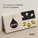 Kums Dark Chocolate Tabs for Couples (1 Box) Premium Dark Tab Chocolate for Men & Women | Vegetarian Delight Ideal for a Delightful Experience