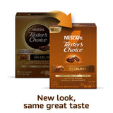 NESCAFÉ Taster's Choice, Instant Coffee Packets, Hazelnut Flavored Coffee, 8 Boxes (128 Packets)